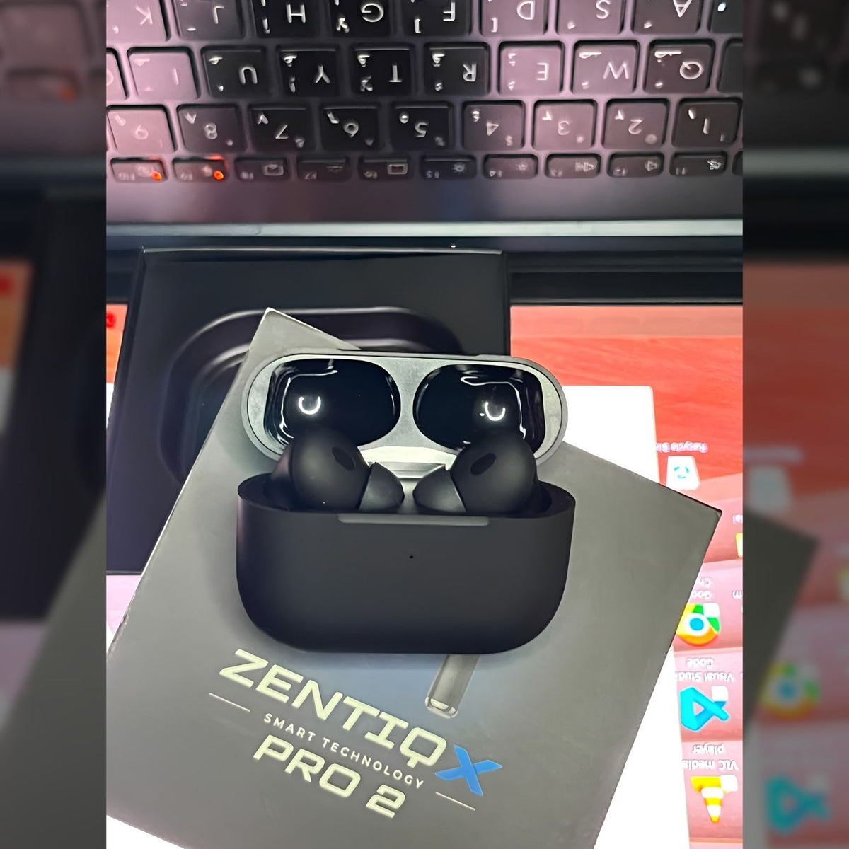 ZENTIQX Pro 2 TWS Wireless Earbuds – Premium Wireless Audio with Charging Case
