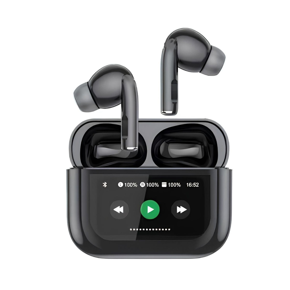 A9 Pro Wireless Earbuds Black – Bluetooth 5.3 TWS with HD Stereo Sound
