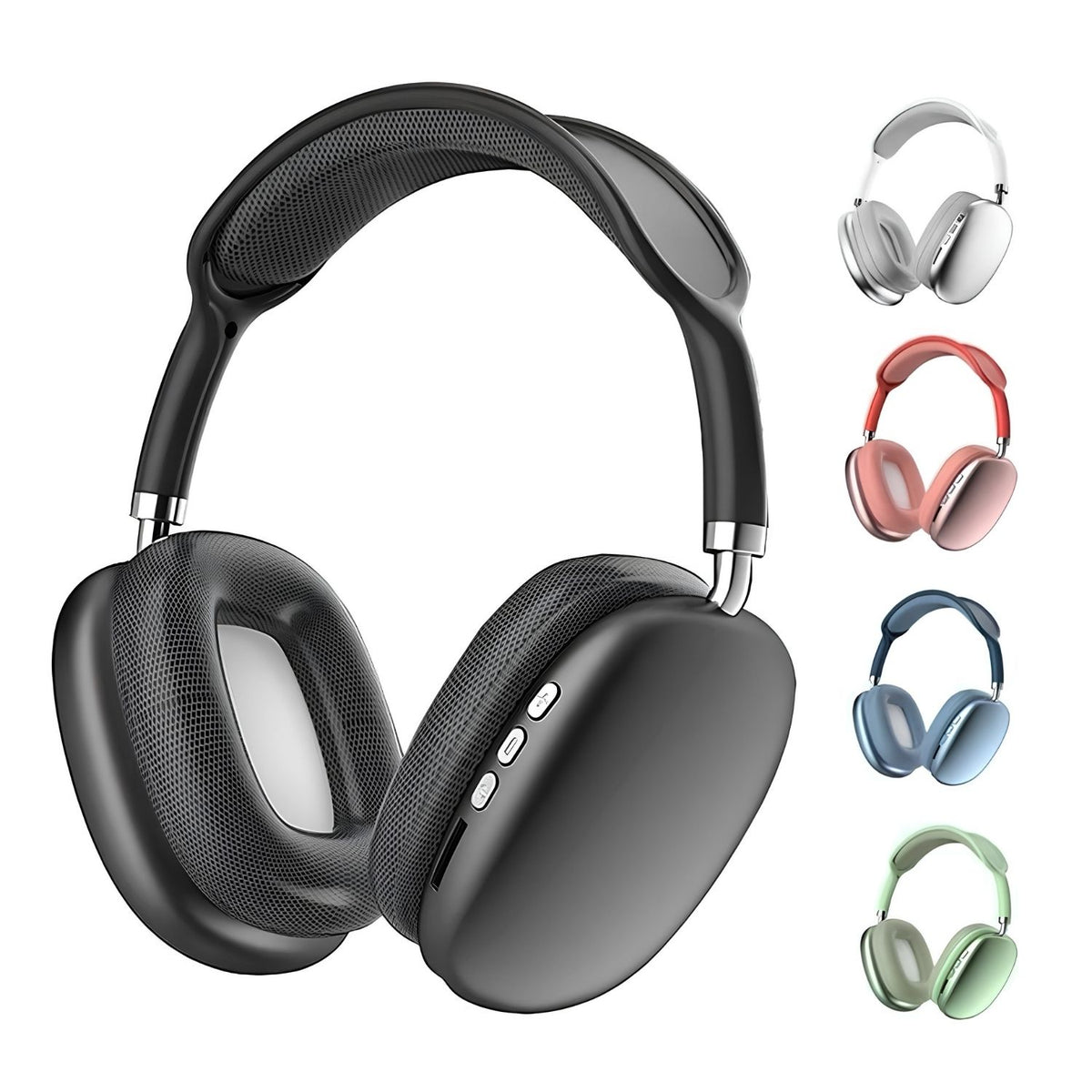 P9 Wireless Bluetooth Headphones – Deep Bass, Comfortable Over-Ear Design & Long Battery